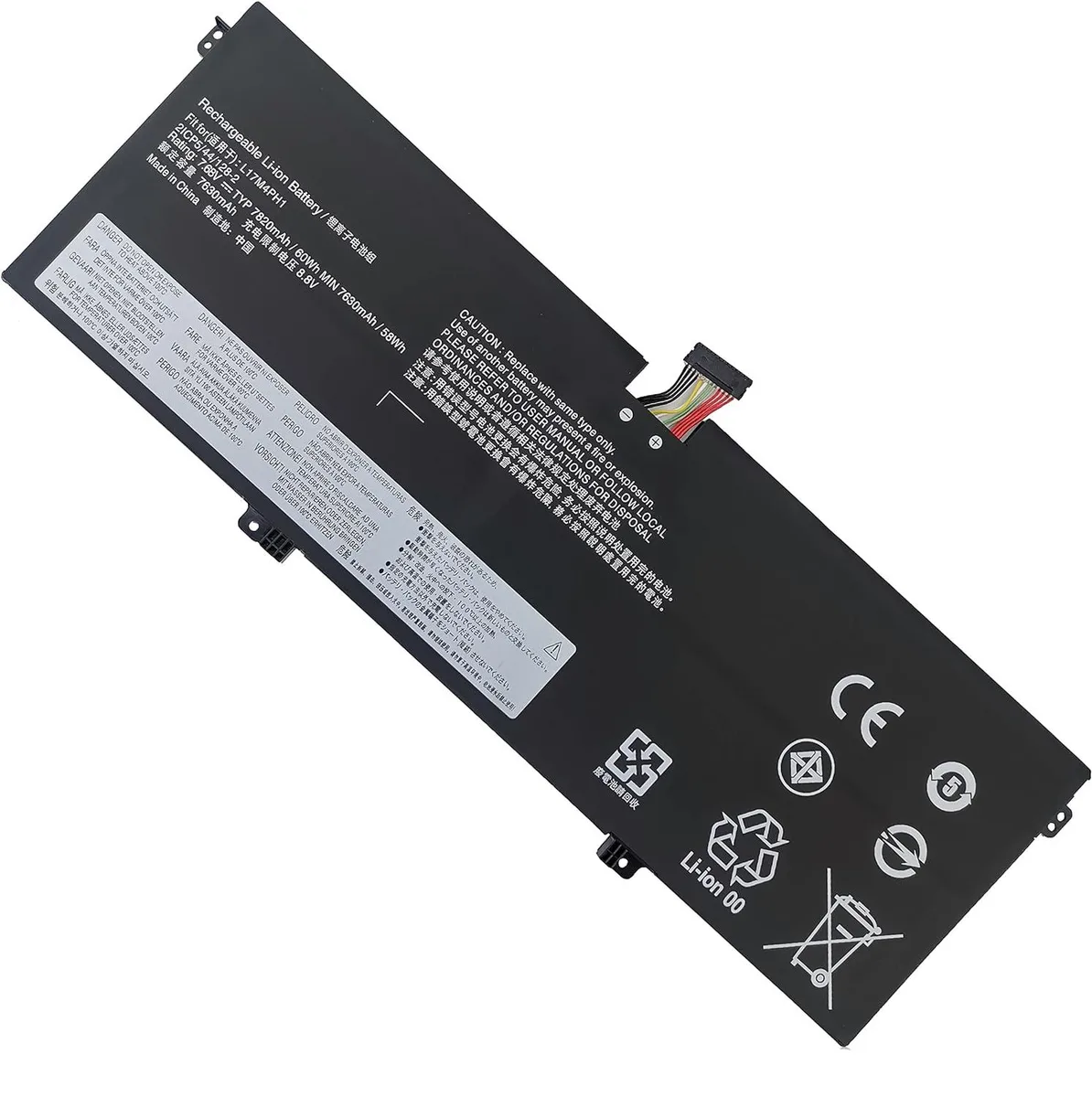 PowerWarehouse PowerWarehouse L17M4PH1 laptop battery for Yoga C930-13IKB 7.68V 7820mAh 4-cell — product photo