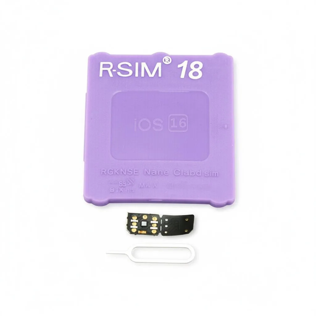 The Perfect Part The Perfect Part R-SIM18 Nano Unlock Card Purple Case iPhone 14 13 12 11 Pro Max X XR iOS 16 — product photo