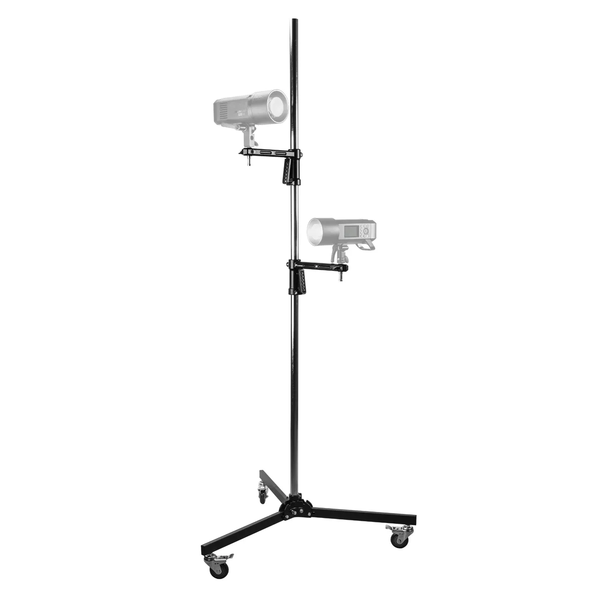 Flashpoint Brand Flashpoint Brand RB-PG Steel Wheeled Pistol Grip Stand 19.1-25 lb 360° rotation — product photo