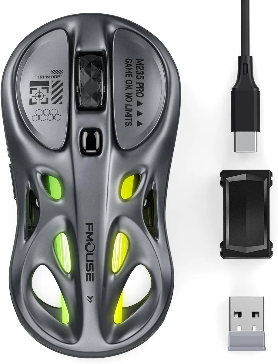 AUTYUE AUTYUE M235 Tri-Mode Gaming Mouse 4800 DPI Gray — product photo