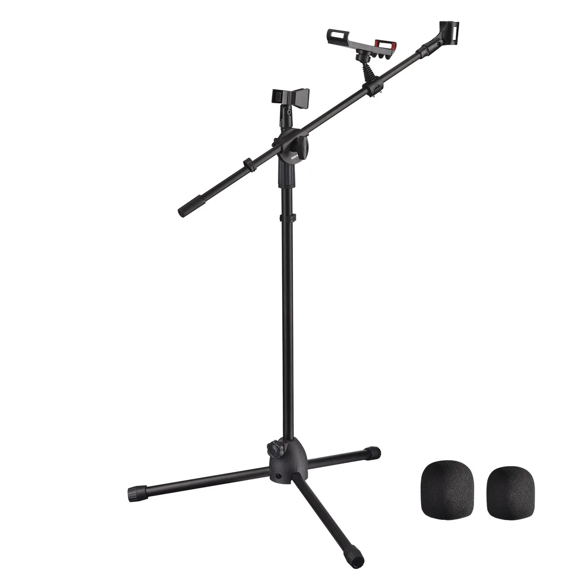 Yescom USA, Inc. Yescom USA, Inc. Microphone Boom Arm Stand 31-53" w/ Dual Mic Clips &amp; Phone Mount — product photo