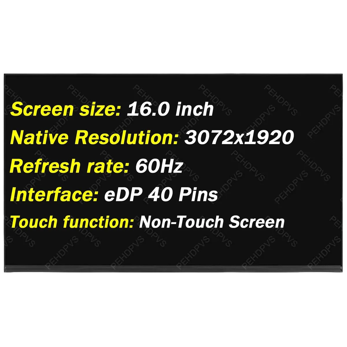 Belva Products Belva Products 16" 3072x1920 40-Pin LCD for Dell Inspiron 16 Plus 7610 7620 — product photo