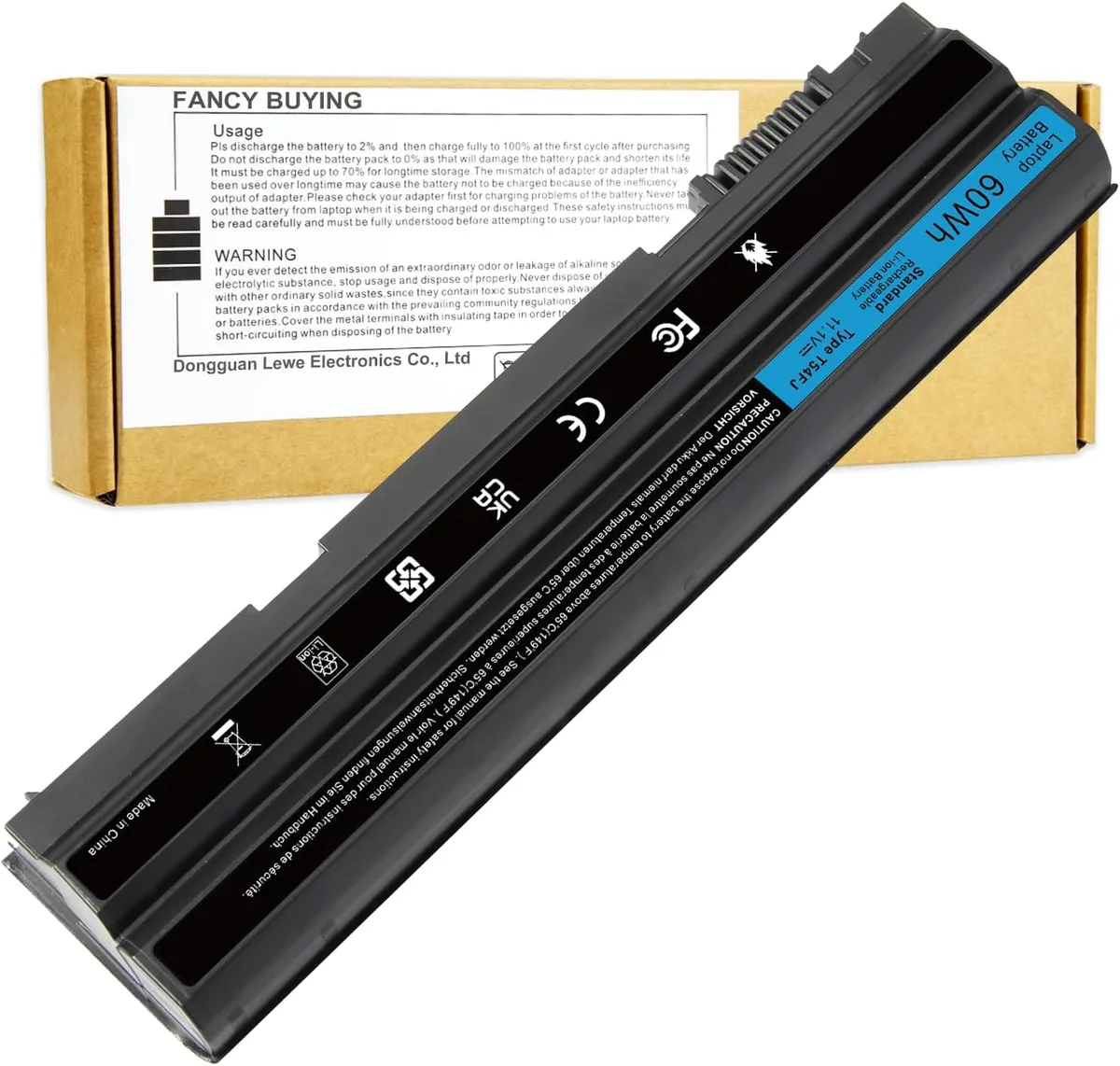 TAURKENAM TAURKENAM T54FJ 8858X laptop battery 6-cell 60Wh 11.1V — product photo