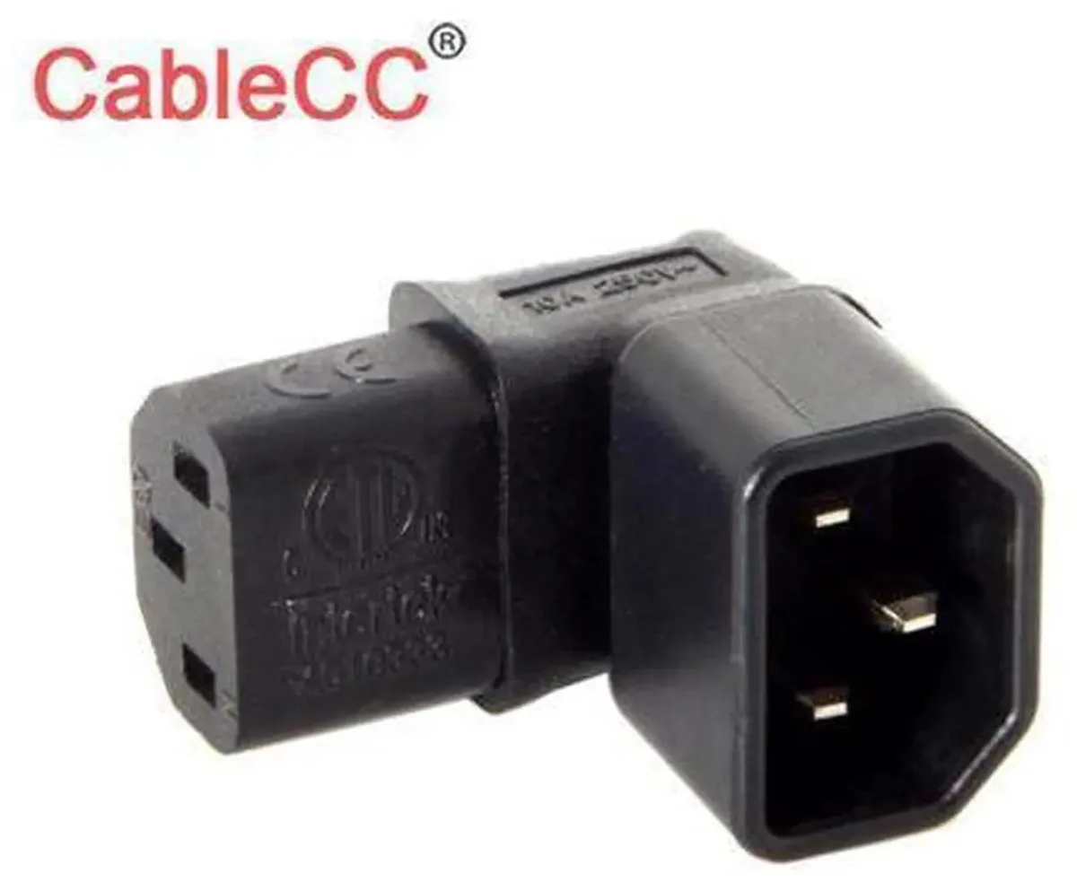 SMUGDESK SMUGDESK IEC C14 to Upward 90° C13 Power Adapter — product photo
