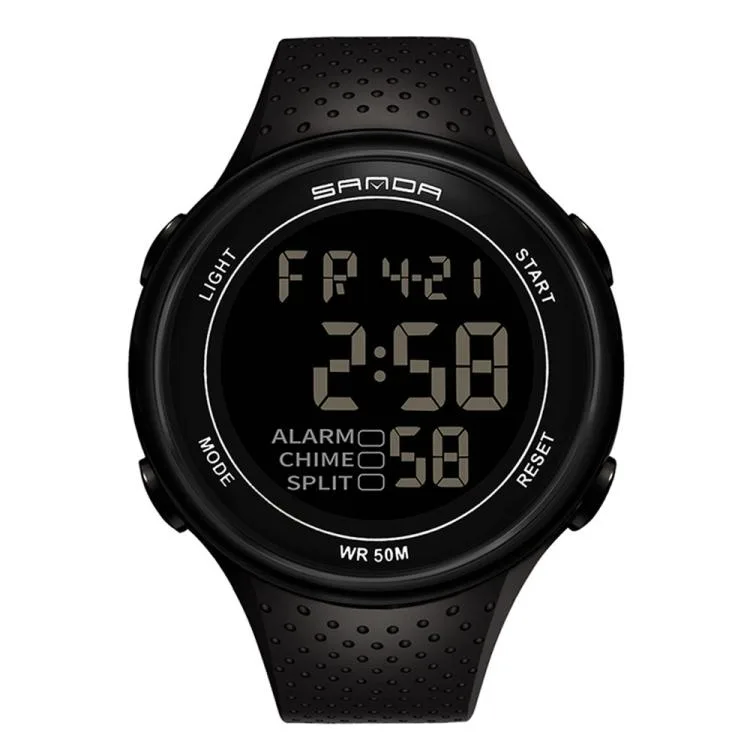 allentian allentian 375 watch black 46mm 50m waterproof — product photo