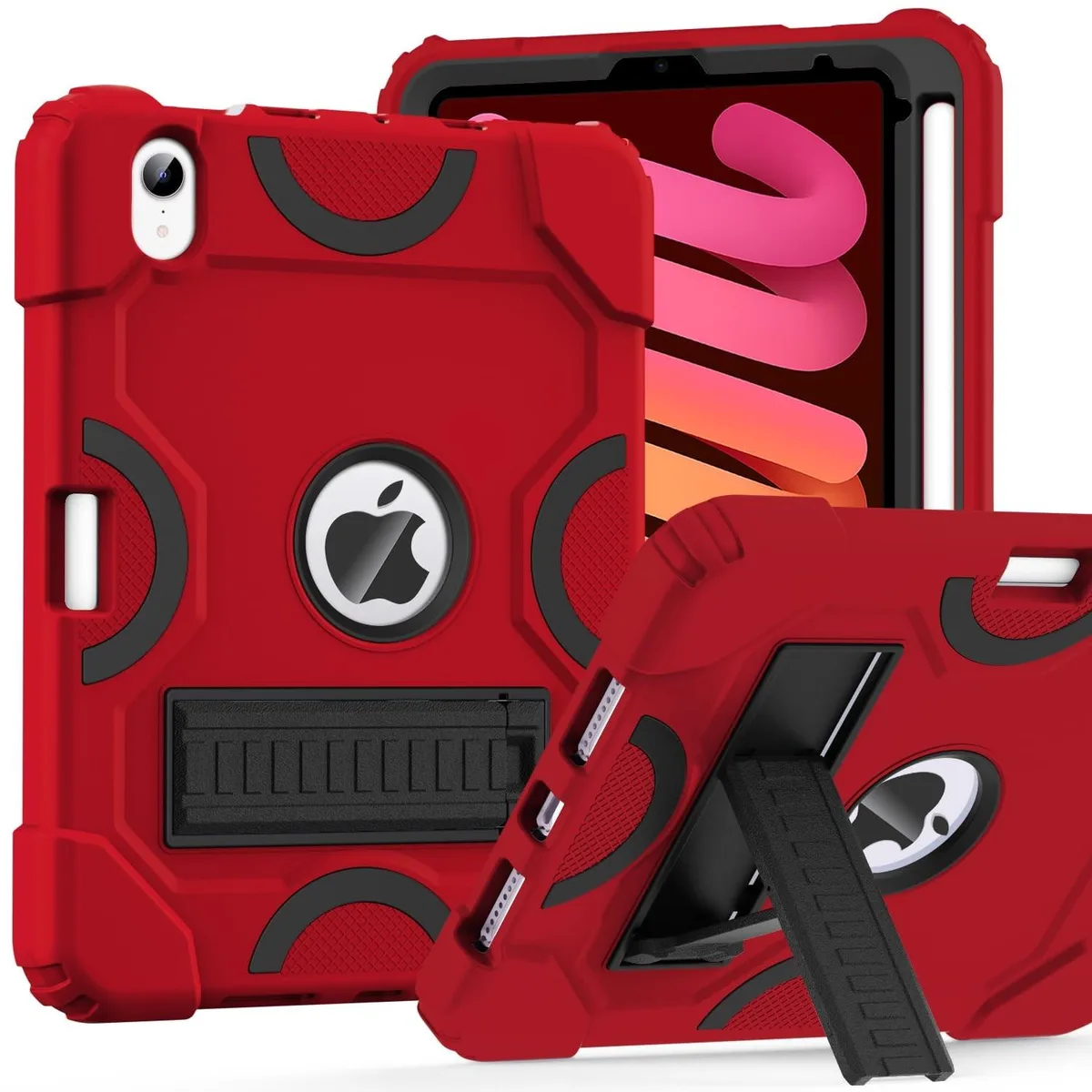 GSM Outdoors GSM Outdoors A2993/ 2 in 1 accessory iPad mini 8.3 2024/2021 Red+Black+Black — product photo