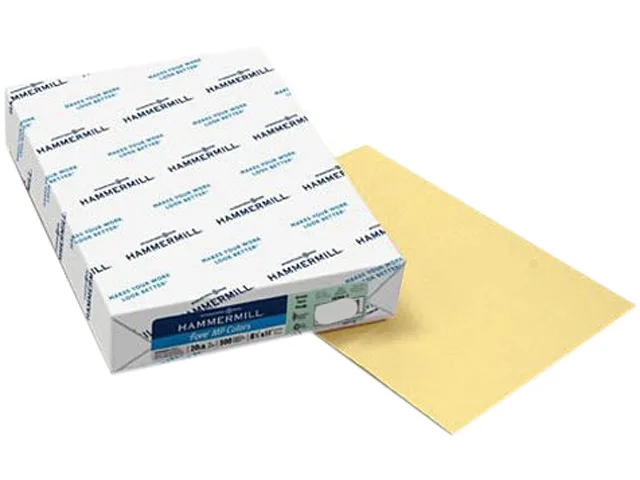 Hammermill Hammermill 104307 Canary Paper 8.5 x 11 in 500 Ream — product photo