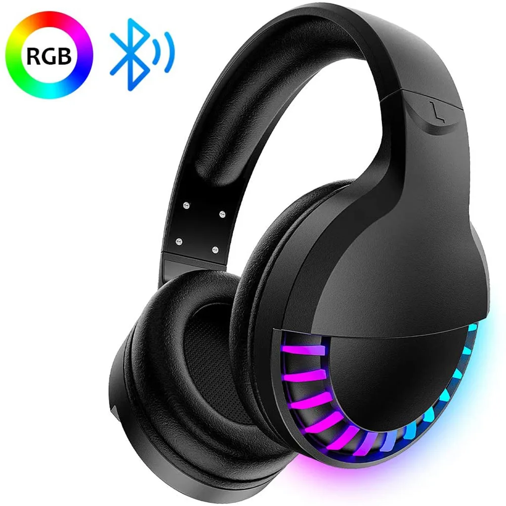 IHDAPP IHDAPP Wireless Bluetooth Headset Noise Cancelling RGB Black — product photo