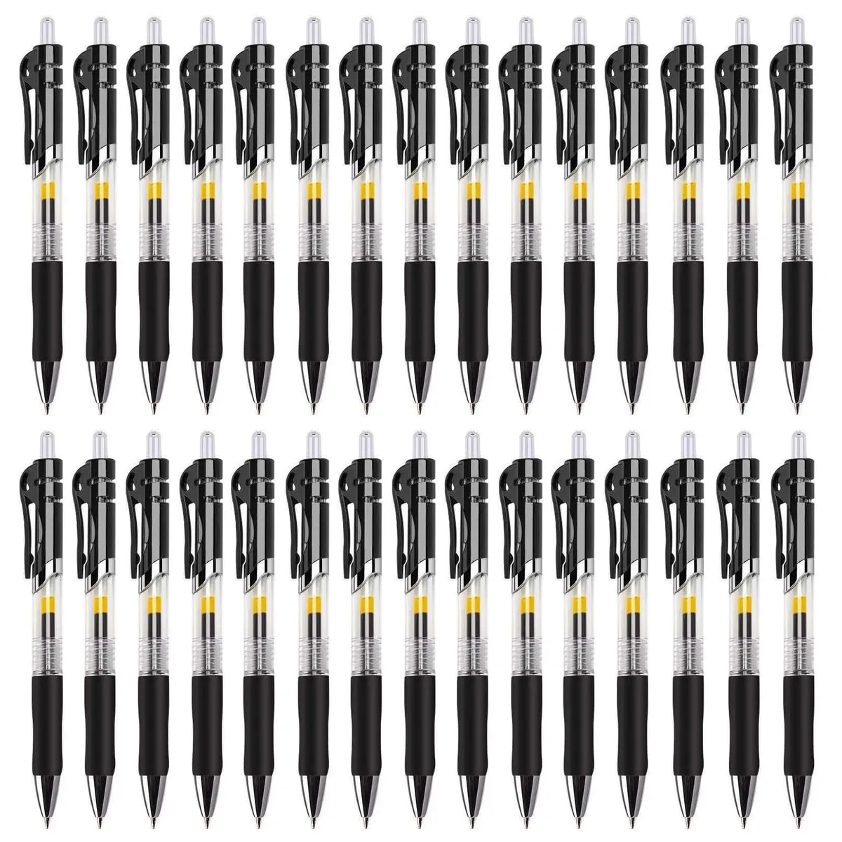  Horsebe 30 Pack Black Retractable Gel Pens 0.7mm — product photo