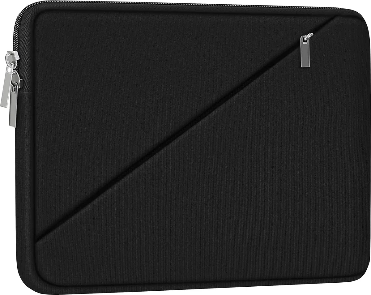  BOOEUDI 15.6 inch Neoprene Laptop Case Black — product photo