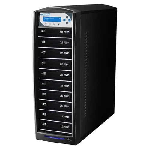 VinPower VinPower SharkBlu-S10T-XL-BK 10-target Blu-ray/DVD/CD duplicator 500GB HDD USB 3.0 — product photo