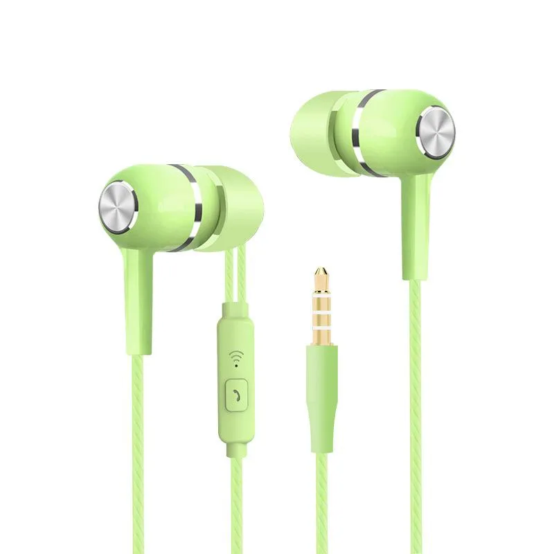 Hotai Hotai Wired Earbuds with Microphone Green 3.5mm — product photo