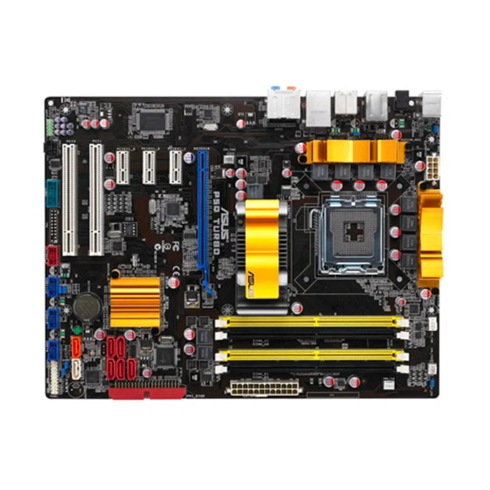 ASUS ASUS P5Q Turbo LGA 775 Intel P45 DDR2 16GB ATX Intel motherboard — product photo