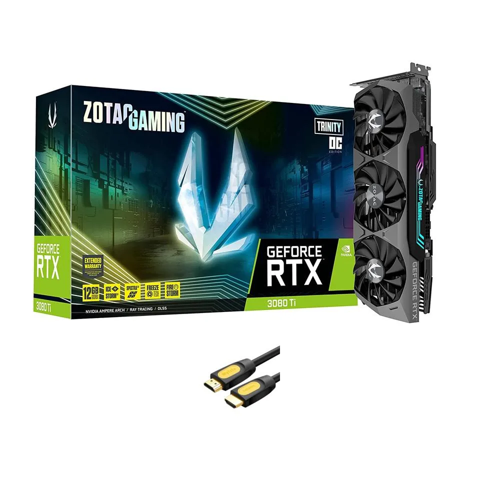 ZOTAC ZOTAC GeForce RTX 3080 Ti Trinity OC ZT-A30810J-10P graphics card — product photo