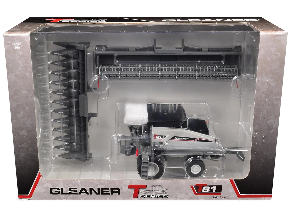SpecCast Collectibles SpecCast Collectibles Gleaner T81 Combine Grain Head 12 Row Corn Head Gray 1/64 Diecast — product photo