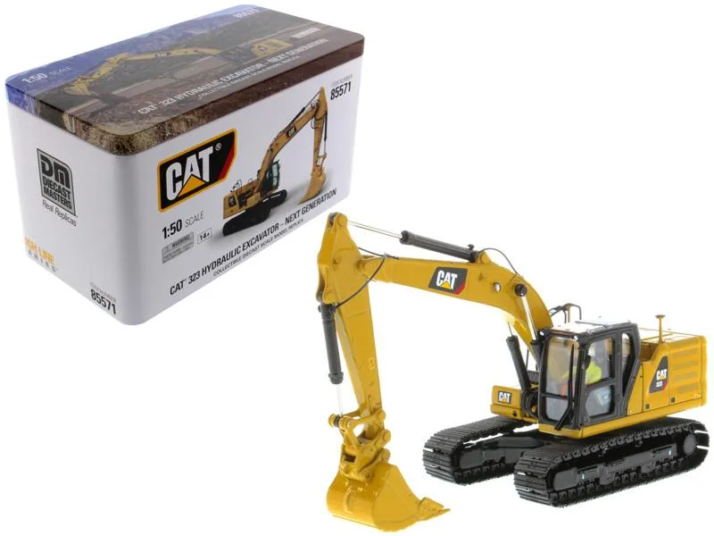 DieCast Masters DieCast Masters CAT 323 Hydraulic Excavator High Line Series 1/50 hobby collectible — product photo