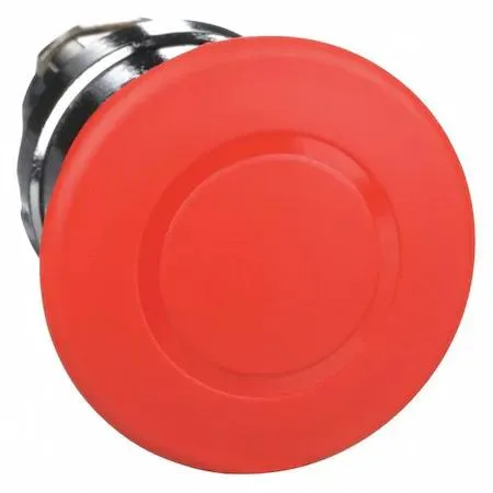 Schneider Electric 22 mm red push button operator with metal collar
