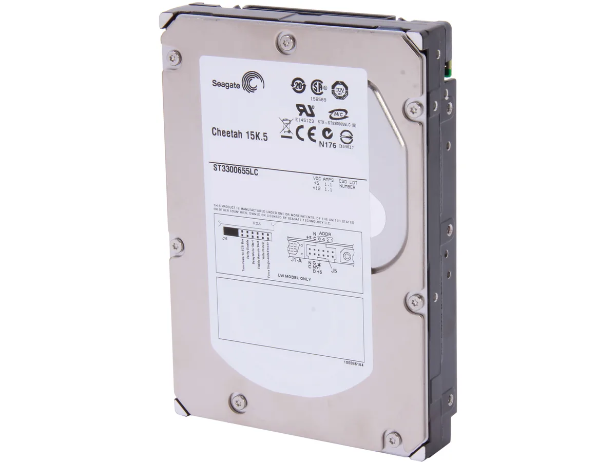 Seagate Seagate ST3300655LC 300GB 15000 RPM 16MB SCSI Ultra320 80pin 3.5" internal hard drive — product photo