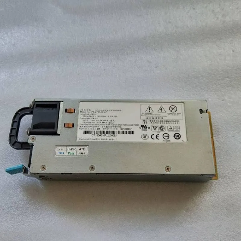 NShi NShi PSU for Liteon R520G7 RH2285 750W PS-2751-1F-LF — product photo