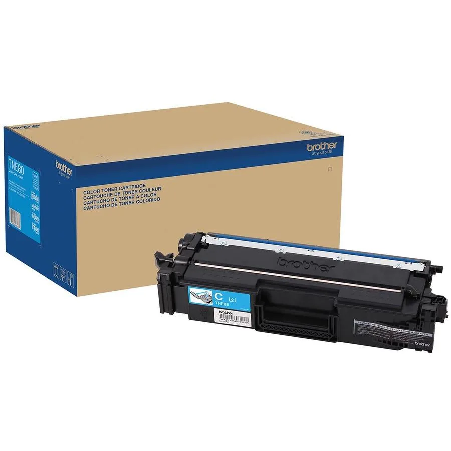 Brother Brother TNE80C Cyan Super High-Yield Toner Cartridge 12000 pages — product photo