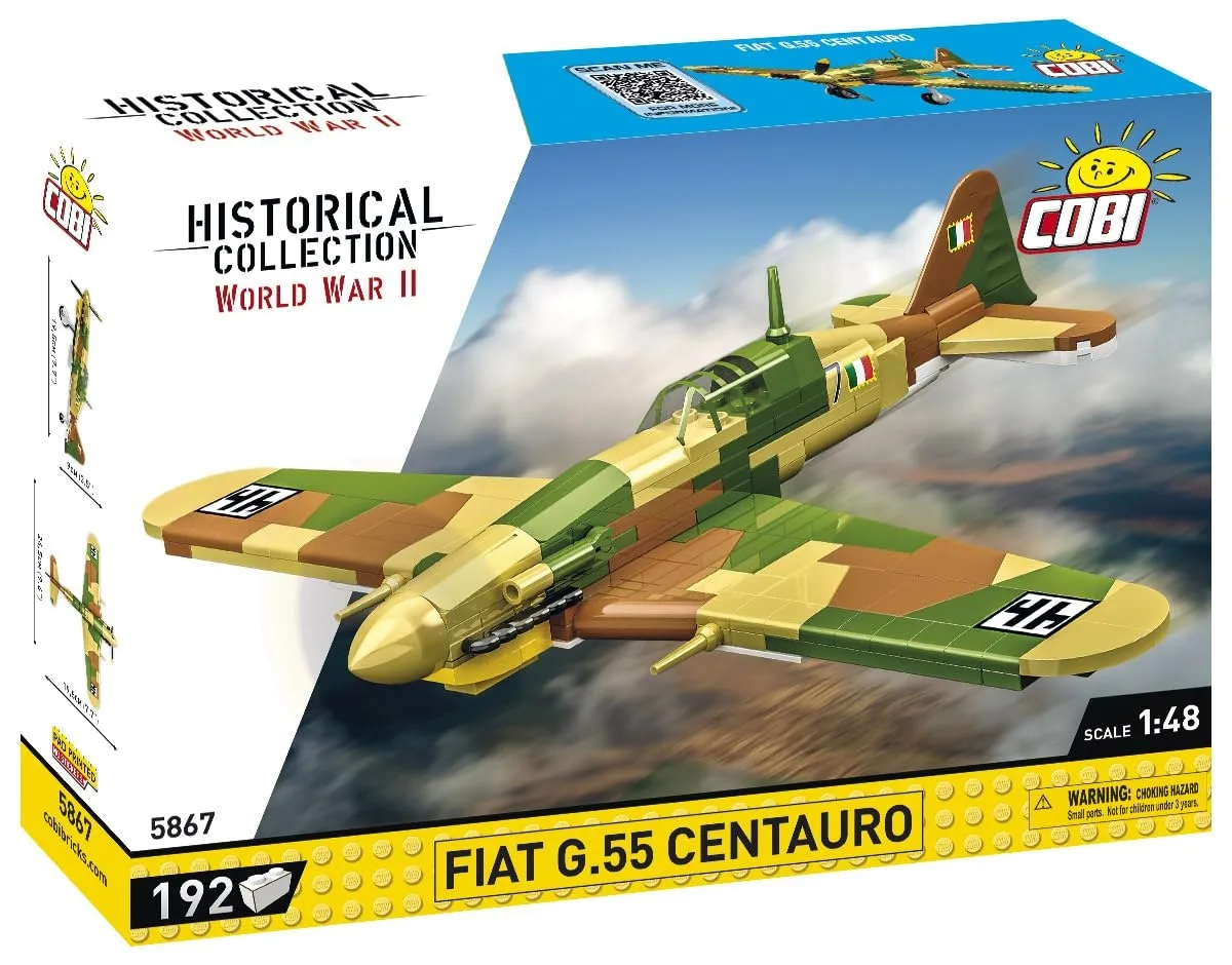 Cobi Cobi Historical Collection WWII Fiat G.55 Centauro 192-piece Set 5867 — product photo