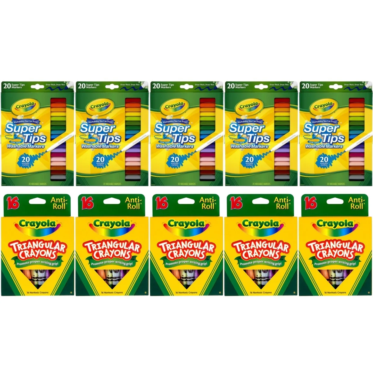 Crayola Crayola SP-53663033000254 Illustration Bundle 100 Markers 80 Crayons 180 Pieces — product photo
