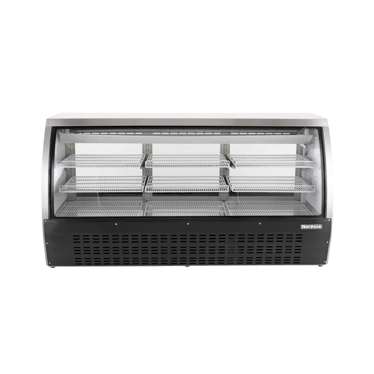 Magic Chef Magic Chef 82 in 32 cu ft Refrigerated Deli Case Black — product photo