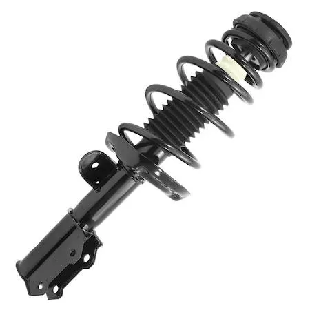 Unity 11056 front right complete strut assembly, silver metal coil spring and housing