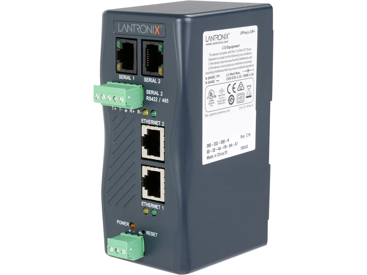 Lantronix Lantronix XSDR22000-01 XPress-DR+ device server — product photo