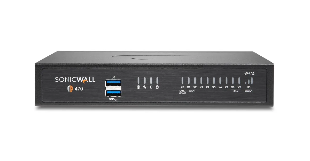 SonicWall SonicWall TZ470 Firewall Appliance 03-SSC-3011 3Y APSS 1Y CSE — product photo