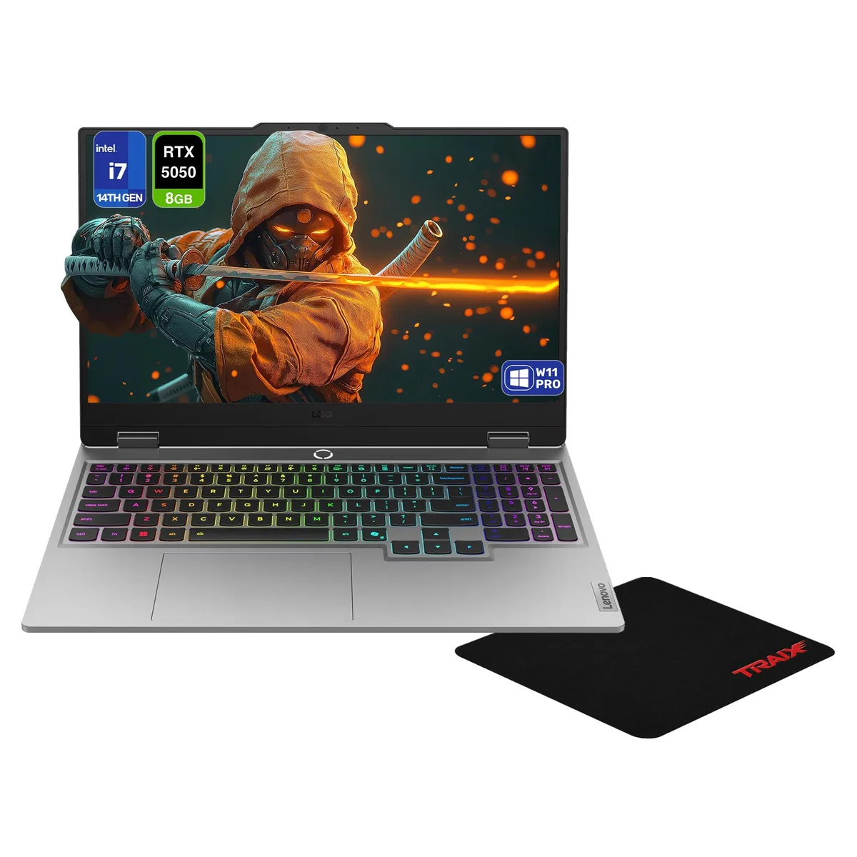 Lenovo Lenovo LOQ 15IRX10 004 laptop i7-14700HX 32 GB 4 TB RTX 5050 15.6 144Hz Luna Grey — product photo