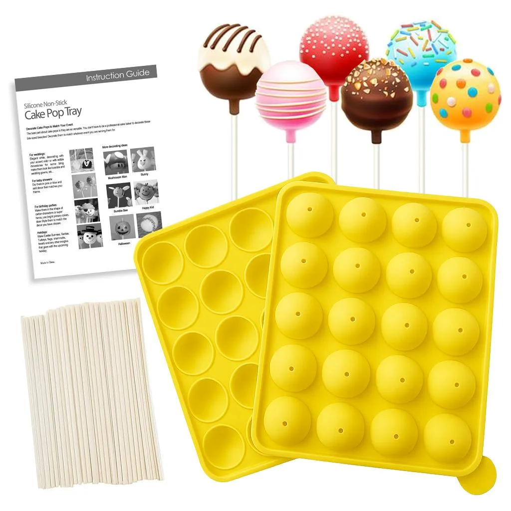 Vandue Corporation Vandue Corporation Cake Pops Instant Silicone Baking Pan Set 20 count — product photo