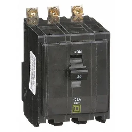 SQUARE D SQUARE D QOB330 30A 3 Pole 120/240V AC circuit breaker — product photo