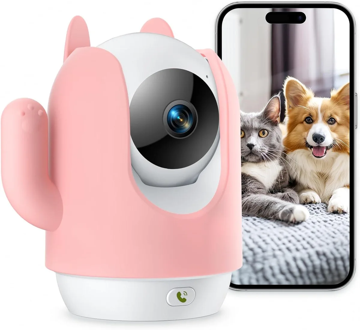 BFKK BFKK 2K 360° Indoor Webcam Pink — product photo