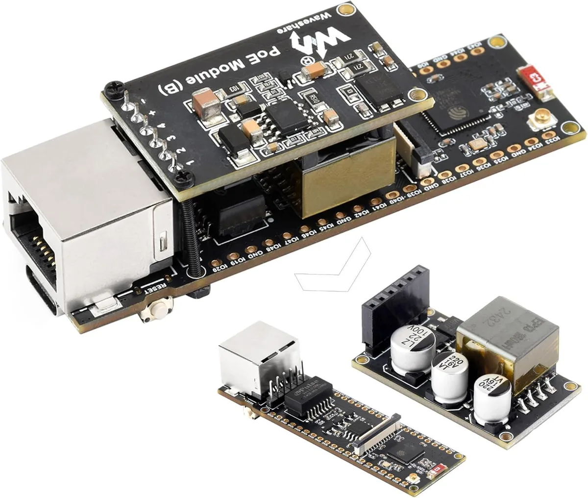 MCDODO MCDODO ESP32-S3 Ethernet Development Board 240MHz Dual Core PoE Module — product photo
