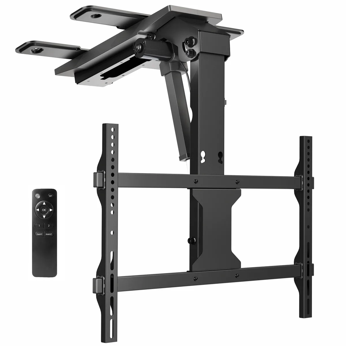 VIVO VIVO Electric Flip-Down Ceiling TV Mount 37-70" Black 99 lbs — product photo