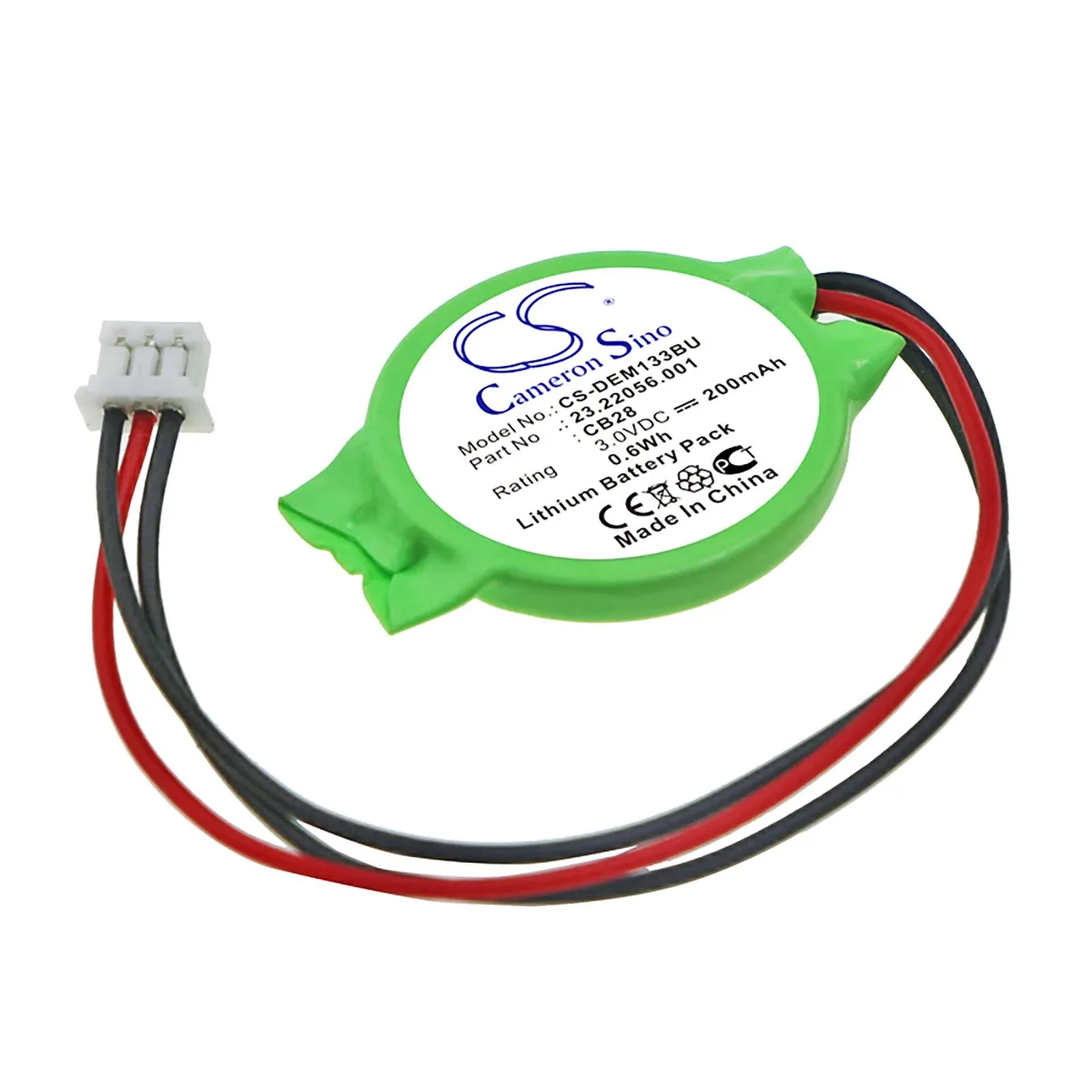 Cameron &amp; Co Cameron &amp; Co DS-CS-DEM133BU CMOS laptop battery 3.0V 200mAh — product photo