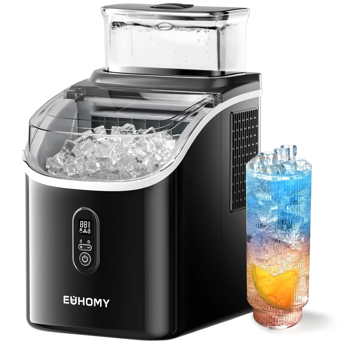EUHOMY EUHOMY IM-FM ice maker 34 lbs/day black — product photo