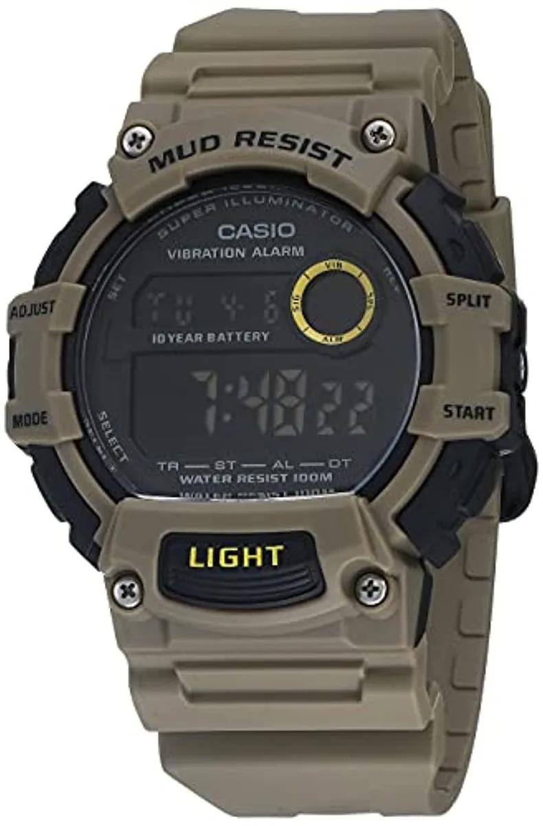 CASIO CASIO TRT-110H-5BV Mud Resistant 10-Year Battery Watch Khaki — product photo