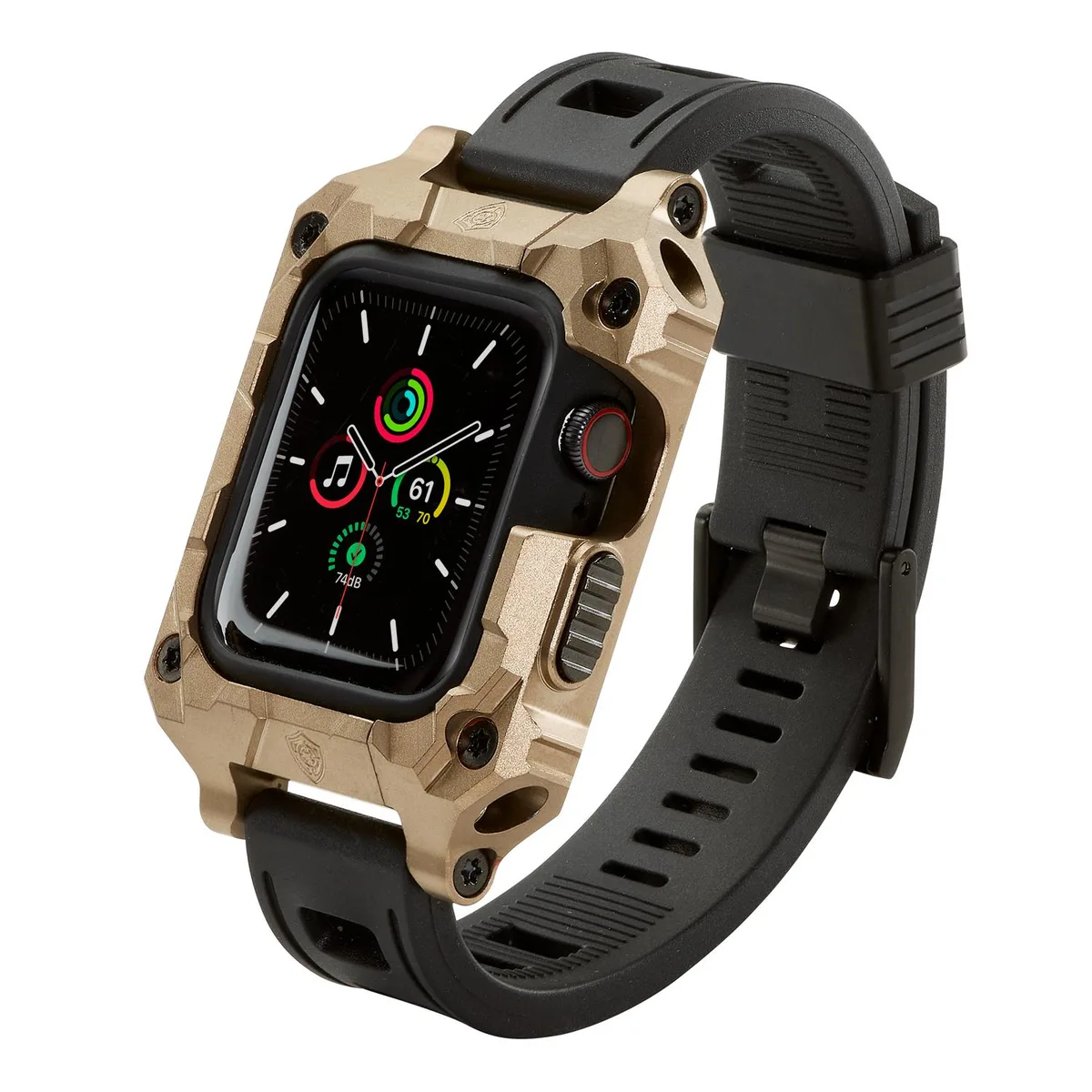 Rowe Tactical Inc. Rowe Tactical Inc. Rowe Shield Apple Watch Case 45mm ISOFrane Band Aluminium 6061-T651 PVD Bronze FDE — product photo
