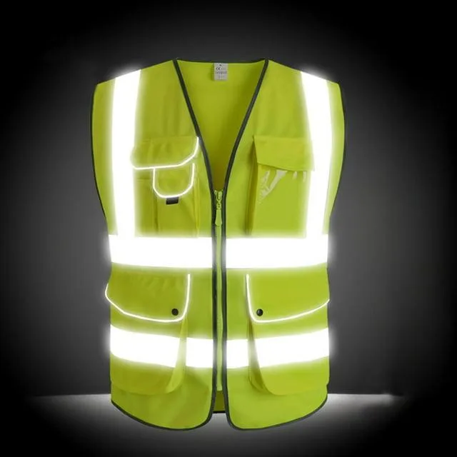 G & F Products G & F Products High-Visibility Vest ANSI 107 Class 2 Neon Green Large — product photo