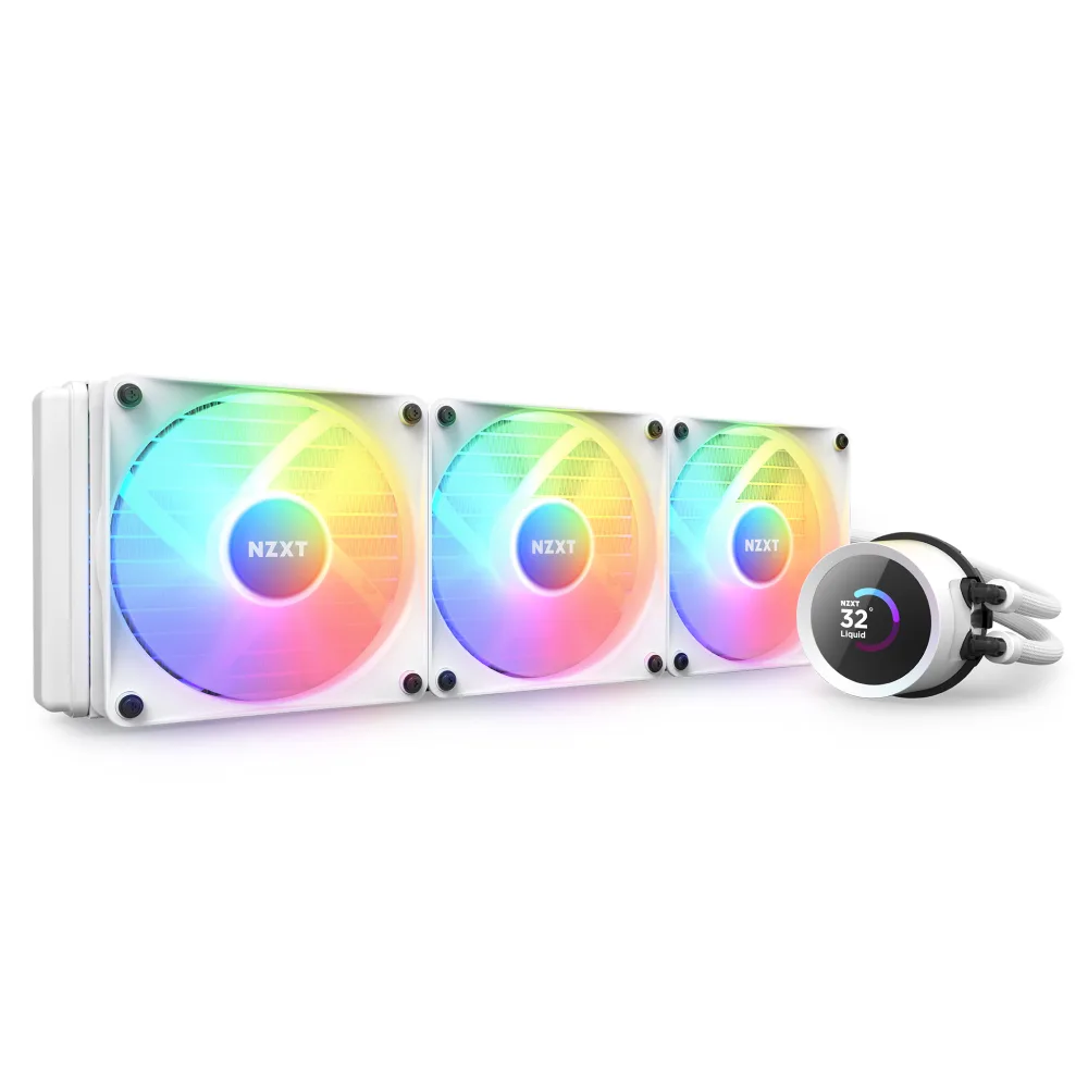 NZXT NZXT Kraken 360 RGB White RL-KR360-W1 liquid cooler — product photo