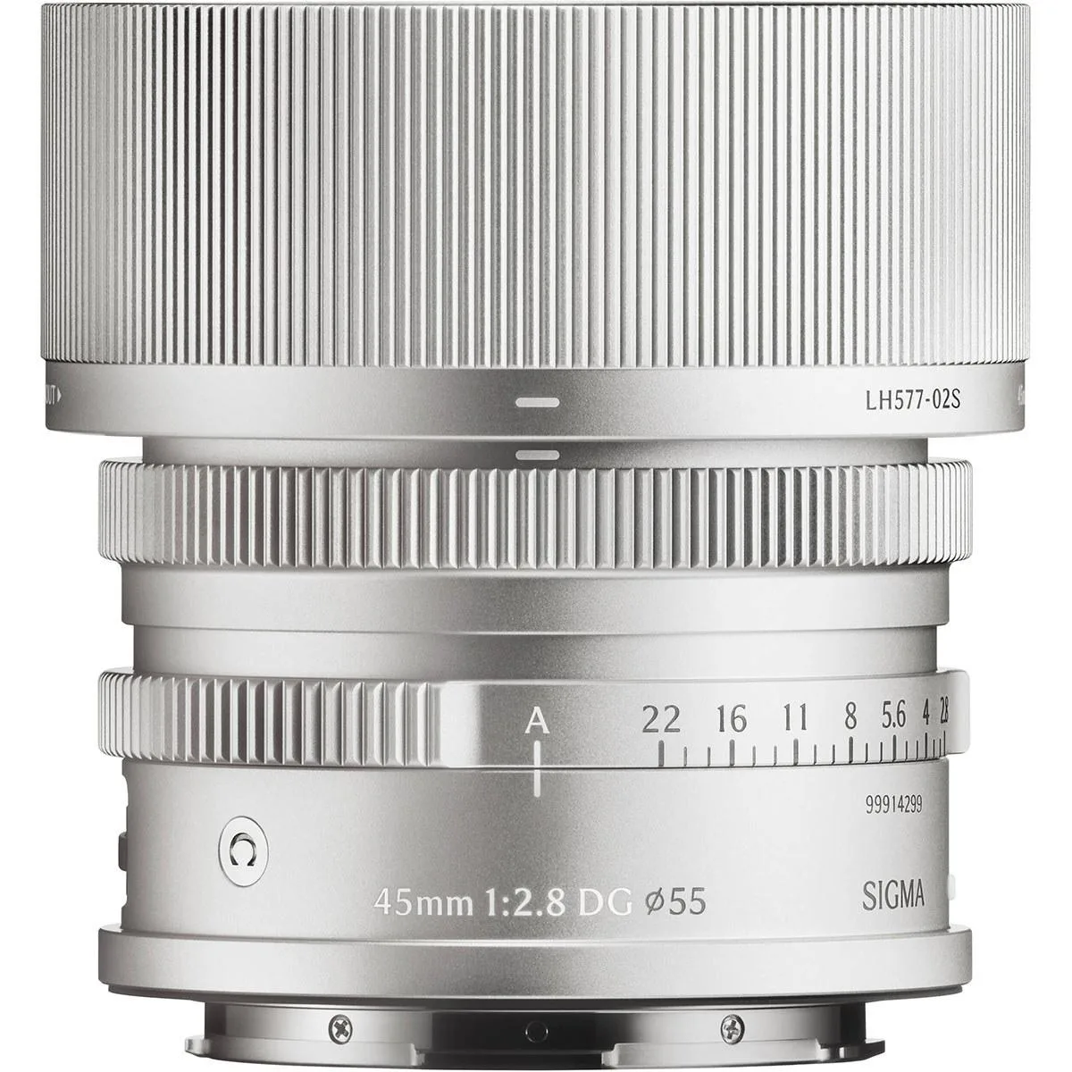 SIGMA SIGMA 45mm f/2.8 DG Contemporary L-Mount camera lens Silver — product photo