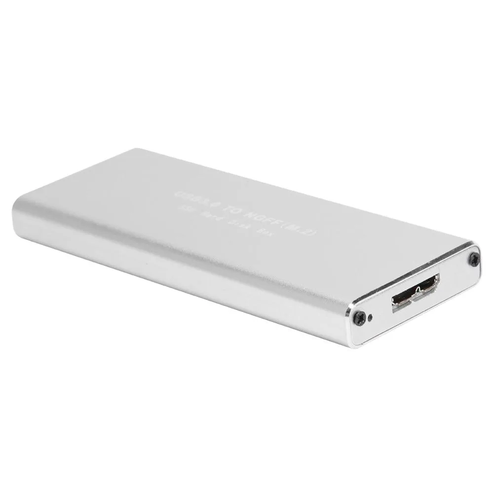 YINGHUA YINGHUA USB 3.0 Micro B to M.2 NGFF SSD Enclosure 2230-2280 Silver — product photo