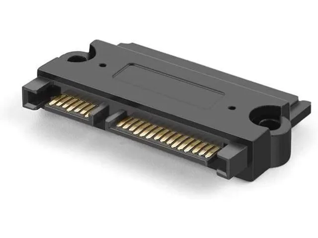Manw Manw SATA 22 Pin Male to Female Data Adapter Black — product photo