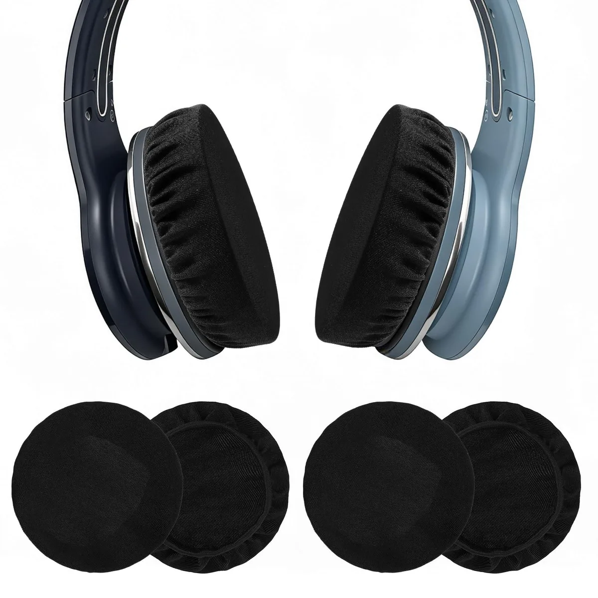  Philips Classic Series WFL900/H Headphone Earpad Covers 2 Pairs Black 3.5-4.3 — product photo