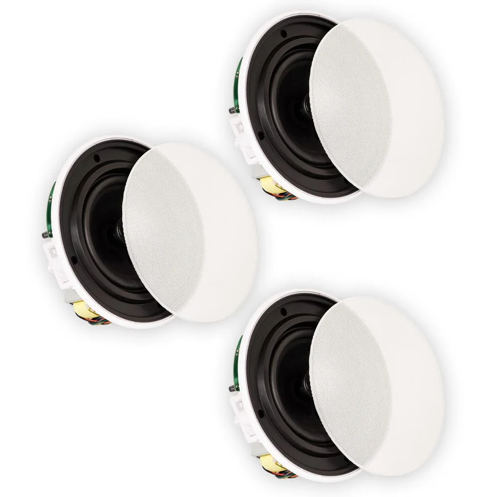 Theater Solutions Theater Solutions TSQ670-3S 70 Volt In-Ceiling Speakers 6.5" 3 Pack — product photo