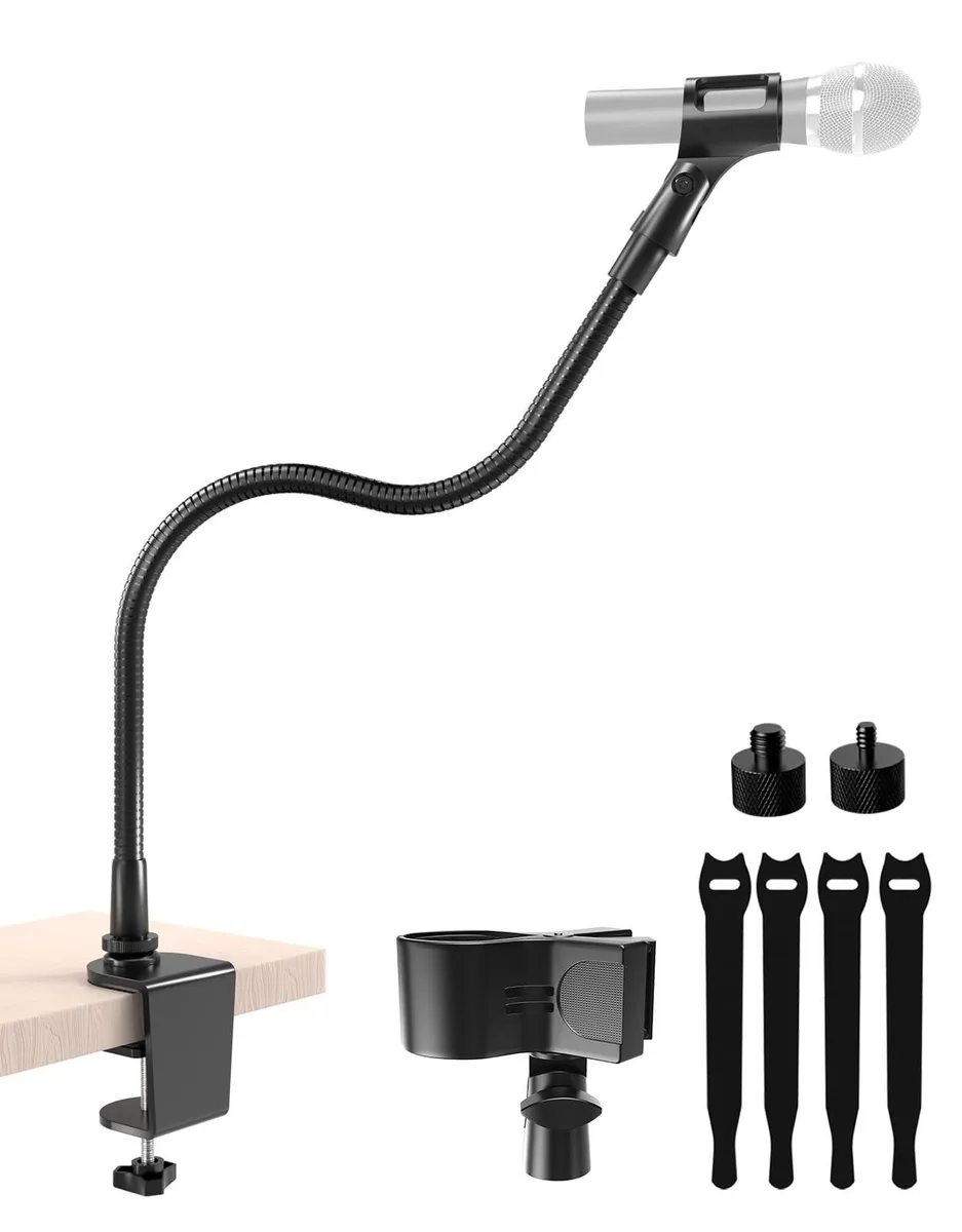  Avid US-ET-MS-013 19-Inch Gooseneck Mic Stand Clamp Black — product photo