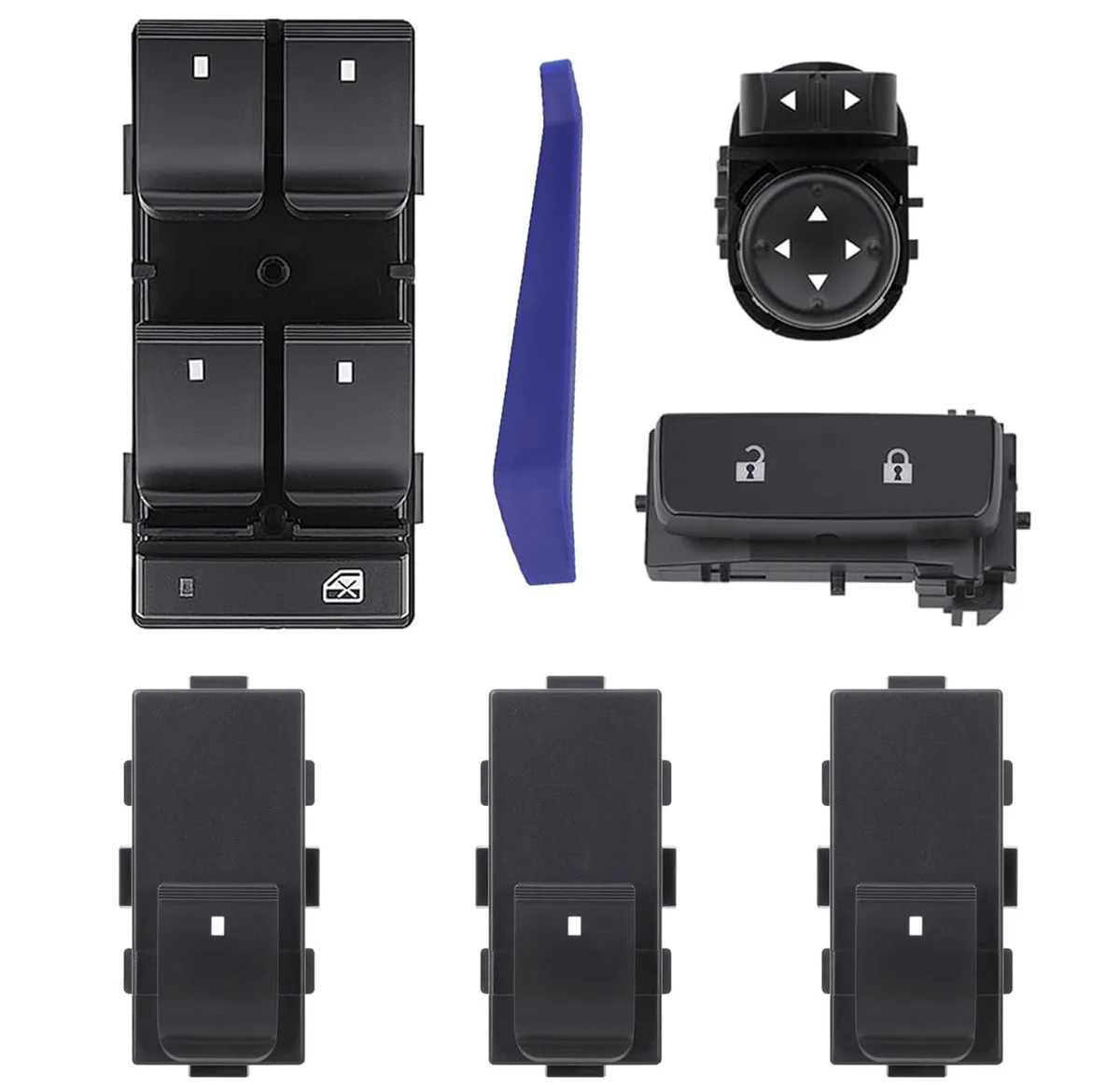 Obaee AYG-00210 Power Window Switch Control Kit 2007-2013 Silverado Sierra — product photo