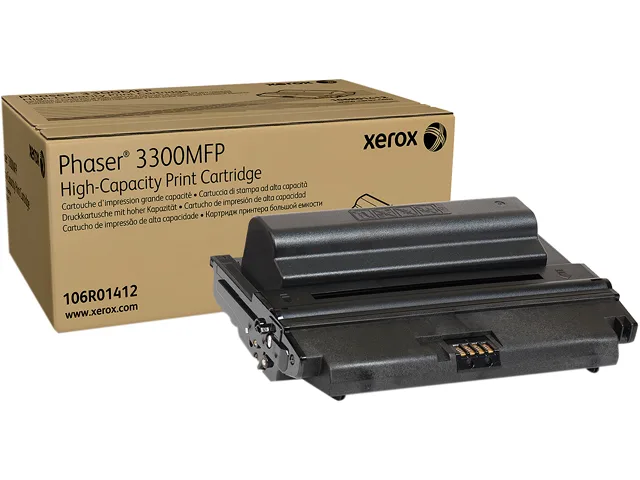 XEROX XEROX 106R01412 Black Toner Cartridge 8000 Pages — product photo